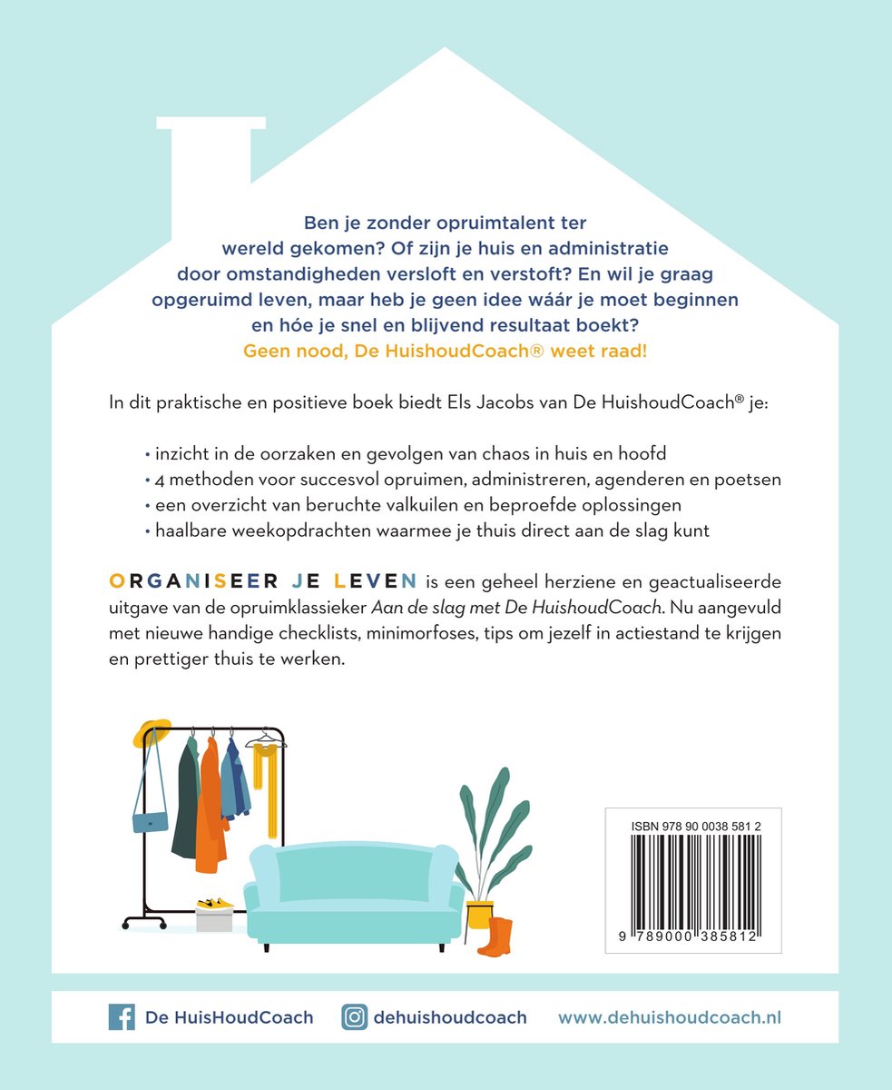 Organiseer je leven - back cover