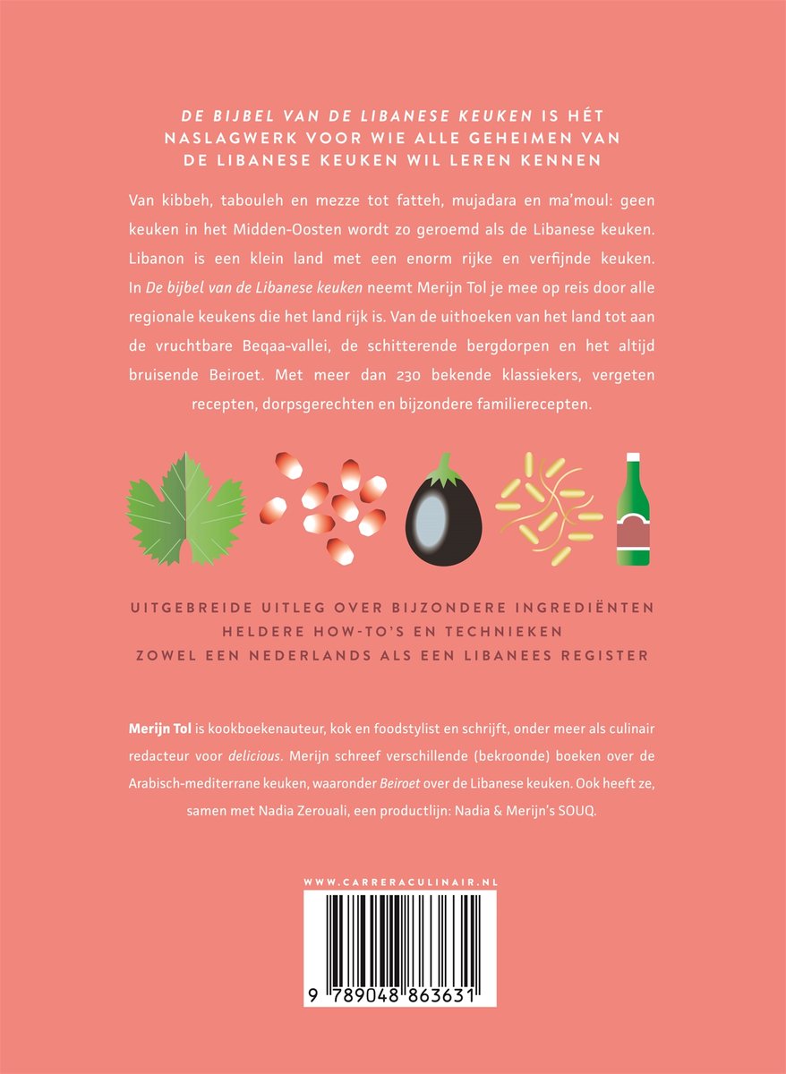 Landenbijbels 11 - De bijbel van de Libanese keuken - back cover