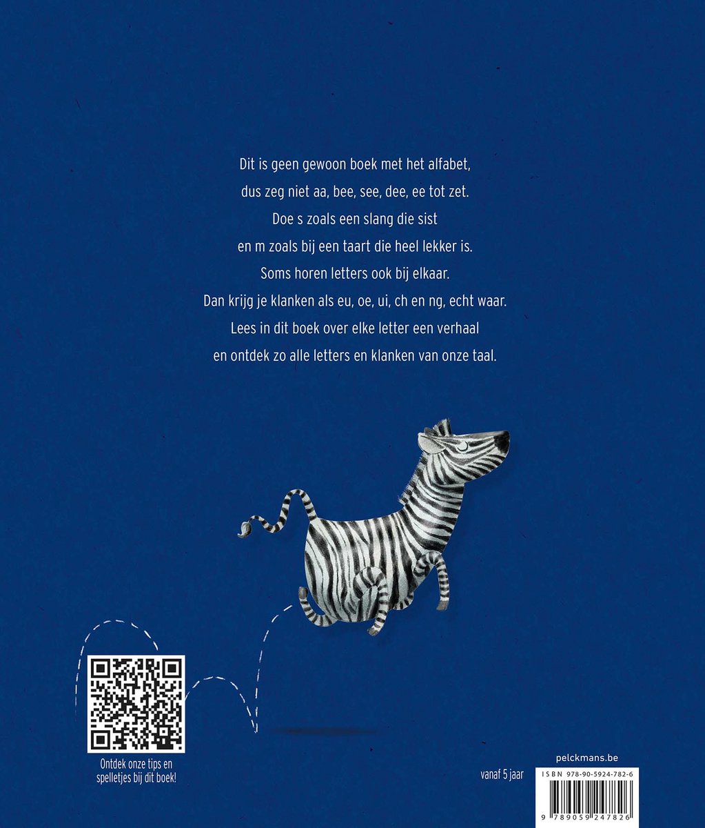 Aap leest een letter - back cover