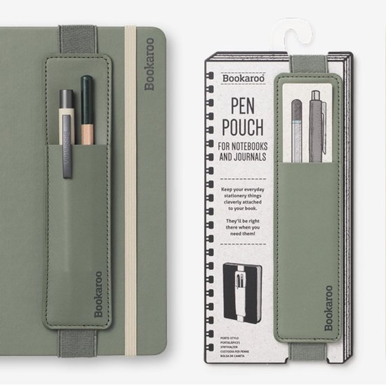 Bookaroo Pen Pouch - Fern - cover