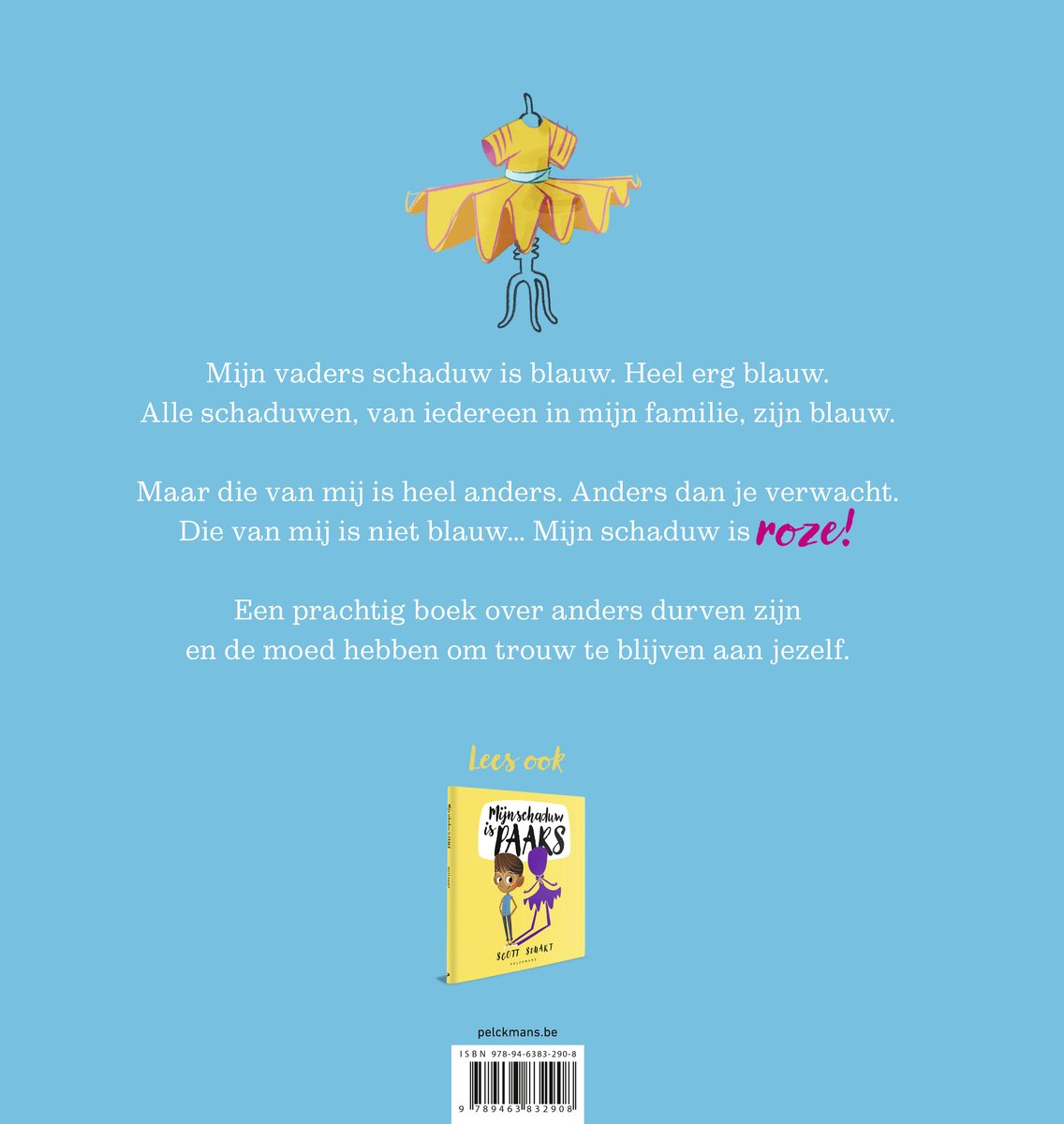 Mijn schaduw is roze - back cover