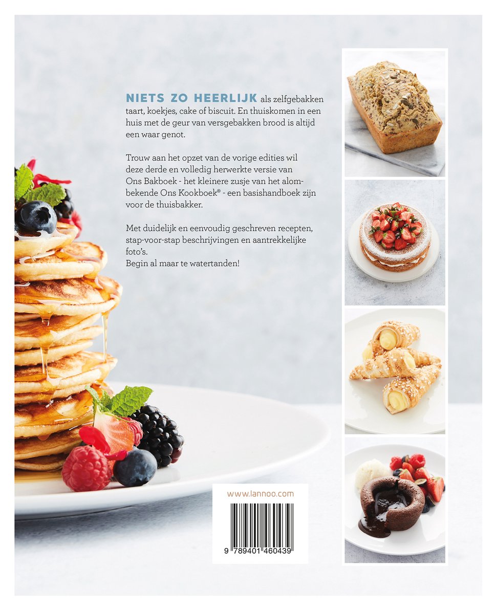 Ons Bakboek - back cover