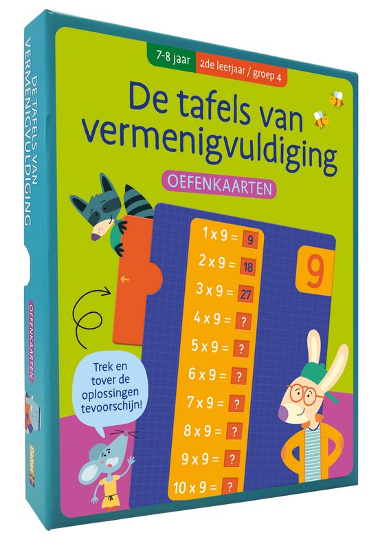 De tafels van vermenigvuldiging (7-8 j.) - 2de leerjaar/groe ... - cover
