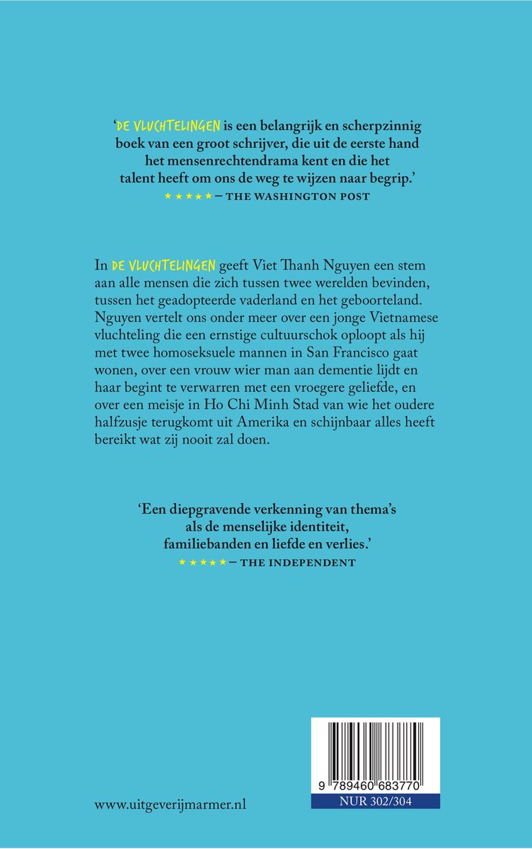 De vluchtelingen - back cover