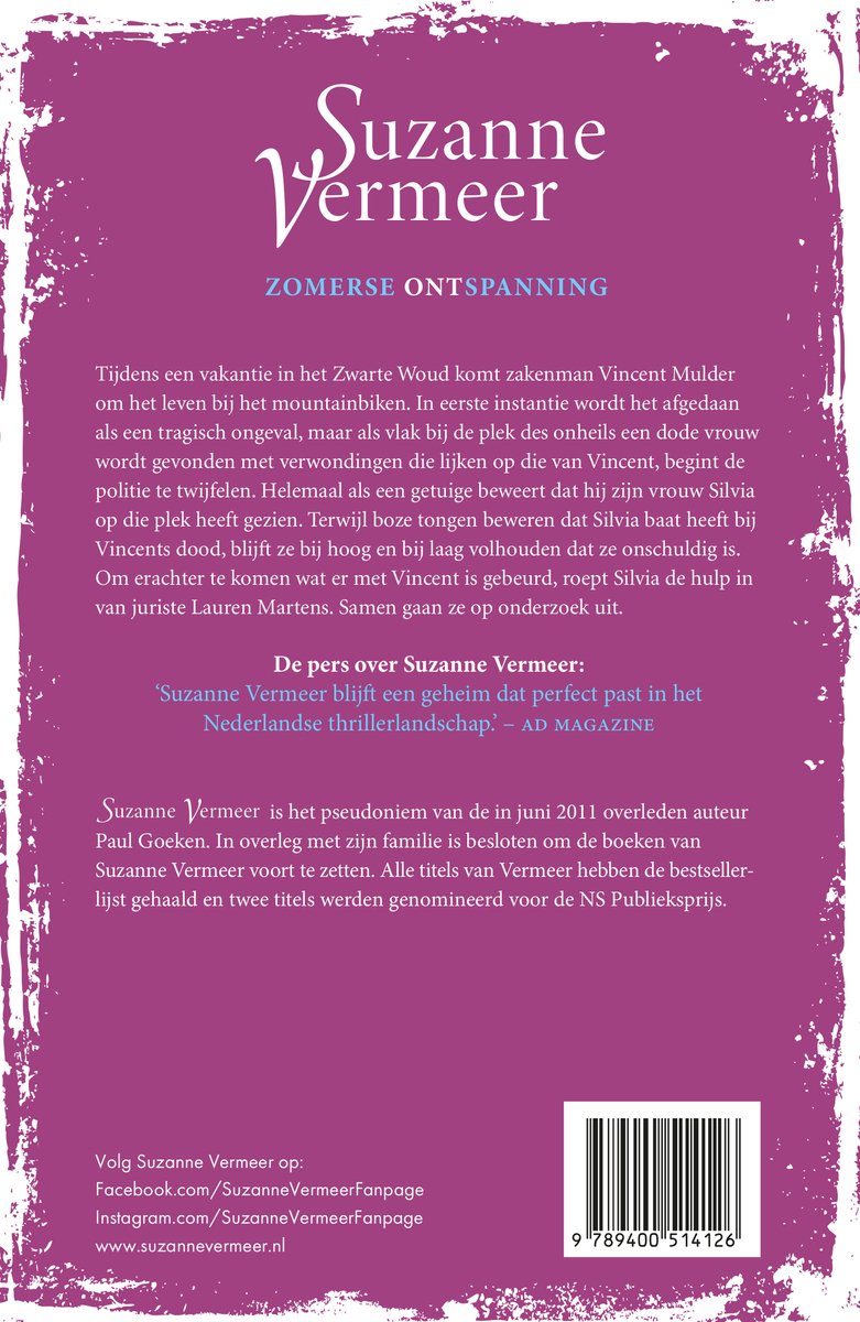 Dwaalspoor - back cover