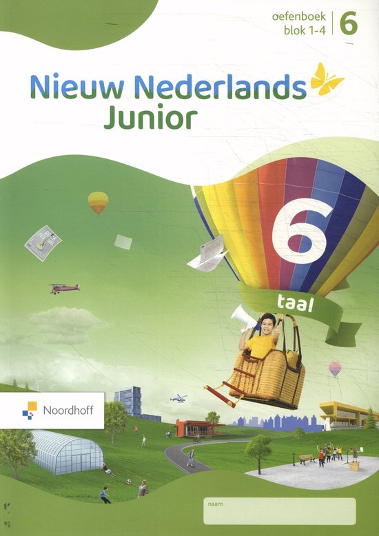 Nieuw Nederlands Junior groep 6 blok 1-4 Oefenboek - cover
