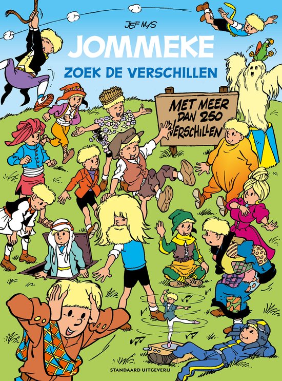 Jommeke spelboek 1 - Jommeke Zoek de verschillen - cover