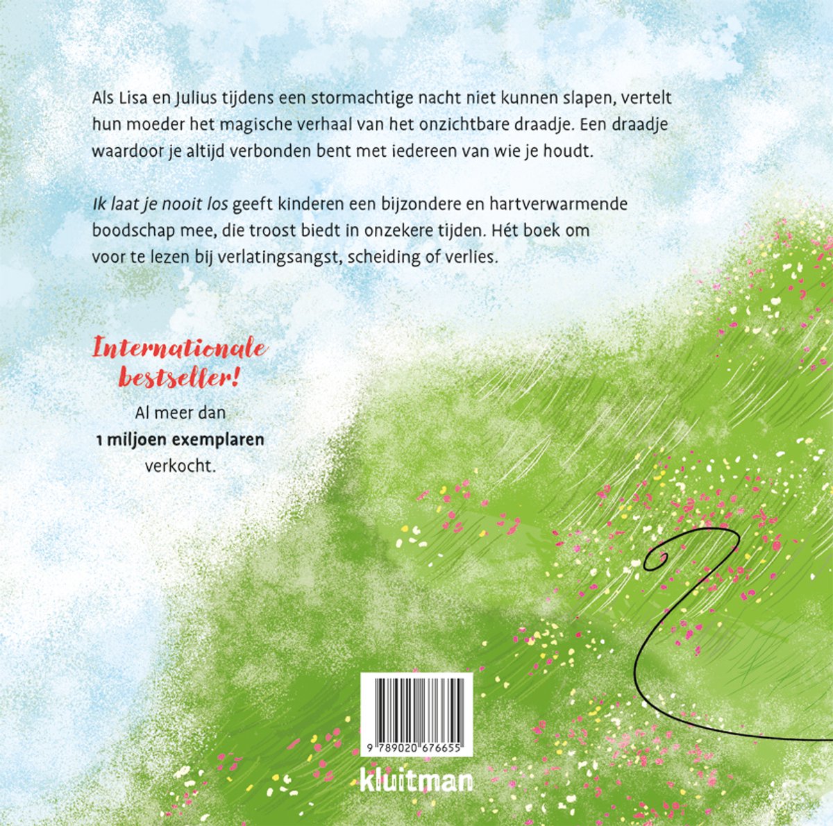 Ik laat je nooit los - back cover