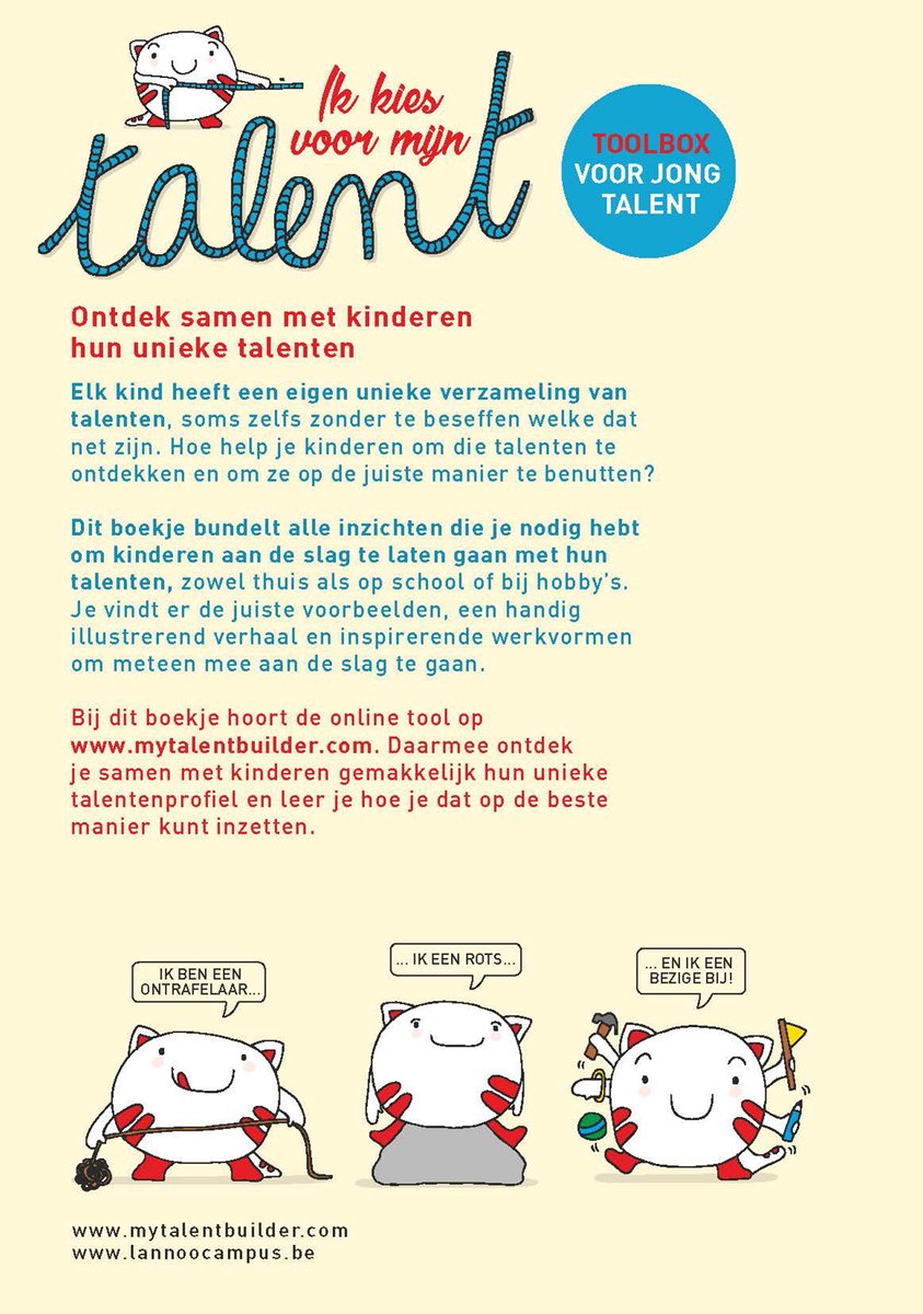 Ik kies voor mijn talent - back cover