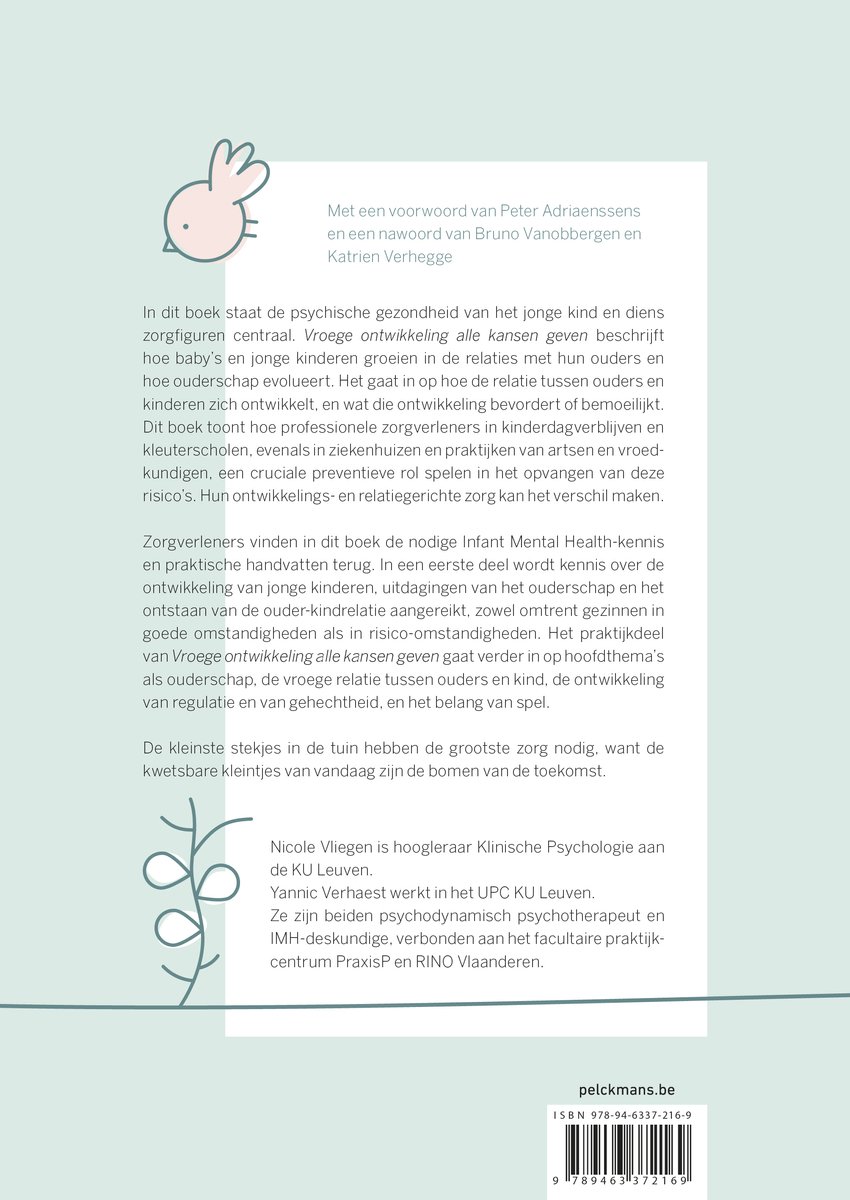 Vroege ontwikkeling alle kansen geven - back cover