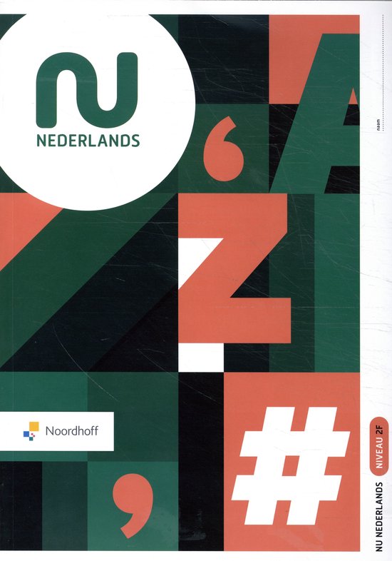 NU Nederlands 2F leerwerkboek - cover