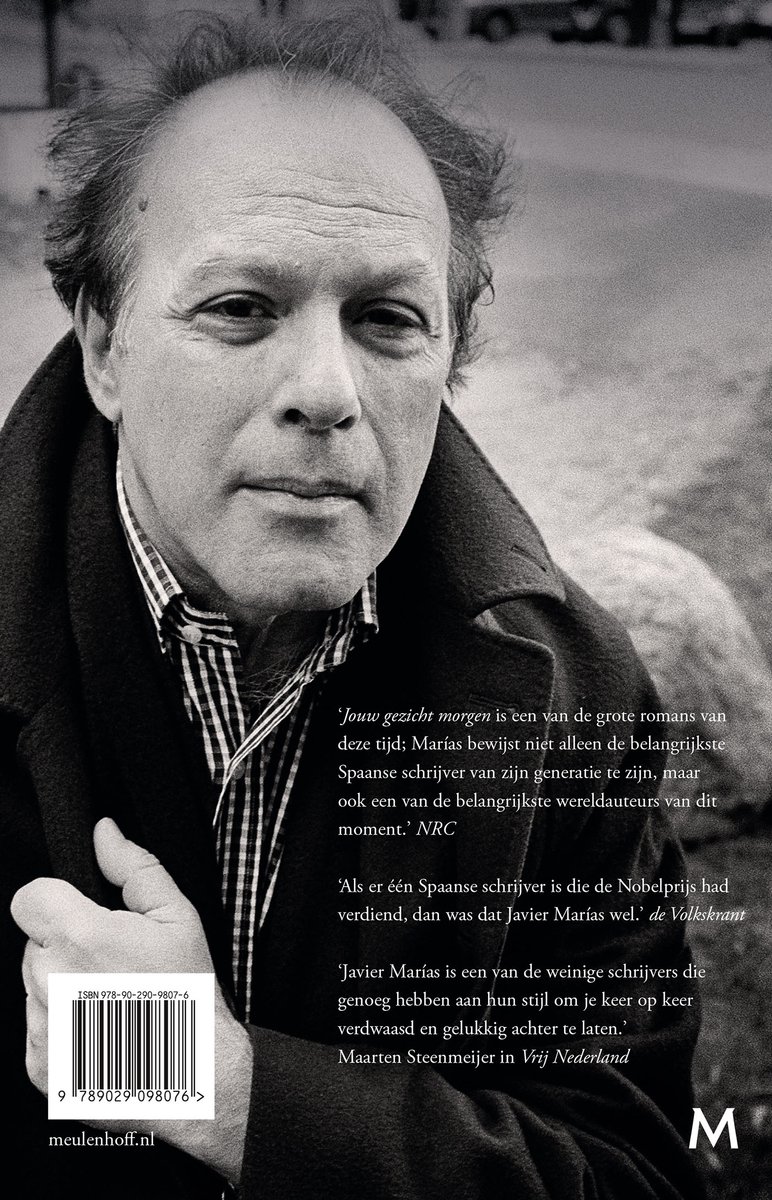 Jouw gezicht morgen - back cover