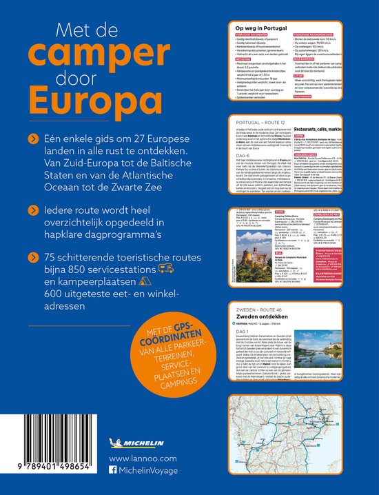 Michelin Reisgids - Met de camper door Europa