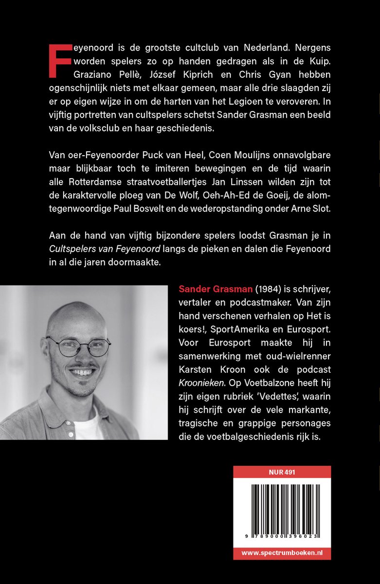 Cultspelers van Feyenoord - back cover