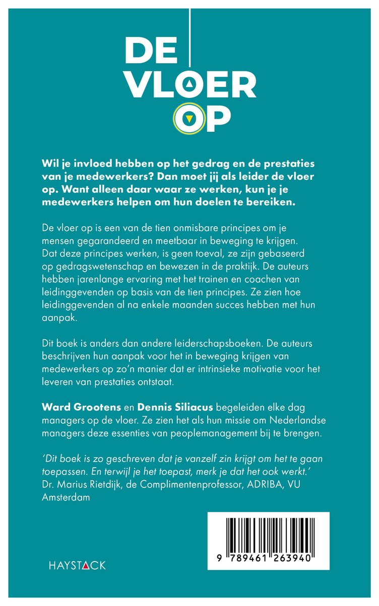 De vloer op - back cover
