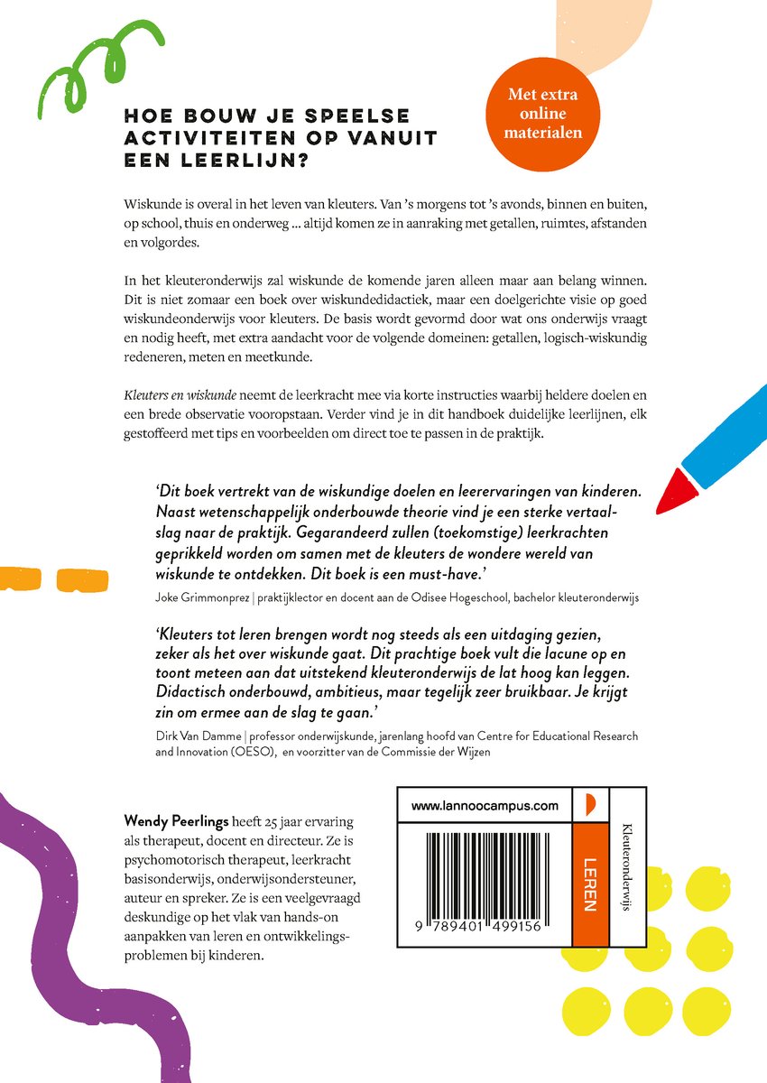 Kleuters en wiskunde - back cover