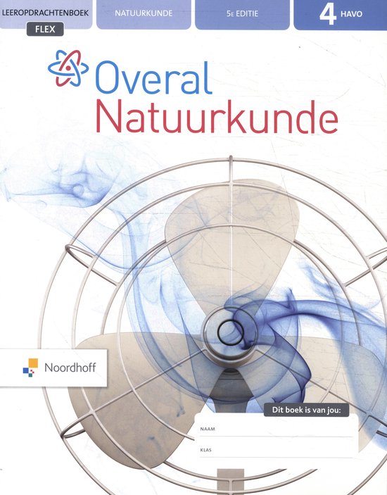 Omslag van Overal Natuurkunde Natuurkunde 4 havo Leeropdrachtenboek Flex