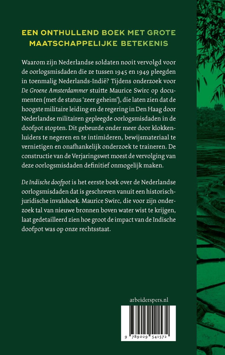 De Indische doofpot - back cover