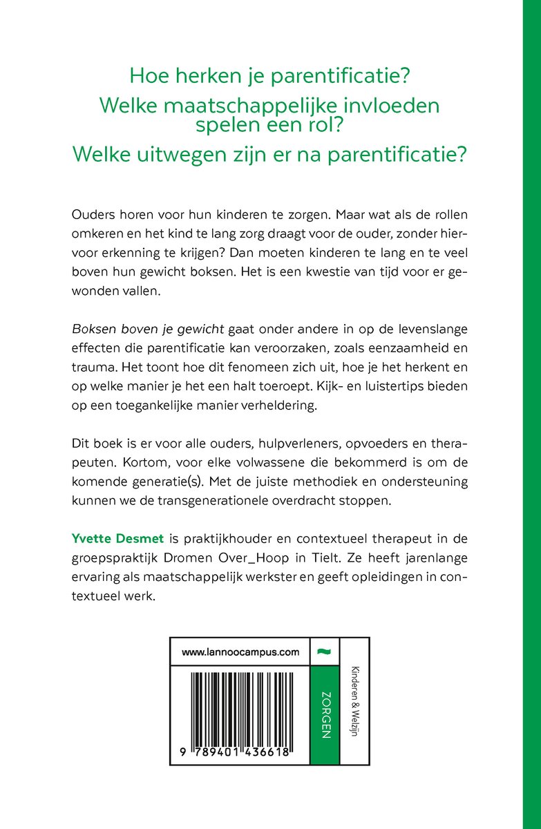 Boksen boven je gewicht - back cover