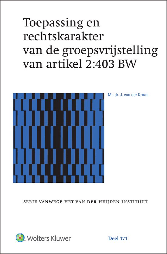 Toepassing en rechtskarakter van de groepsvrijstelling van a ... - cover