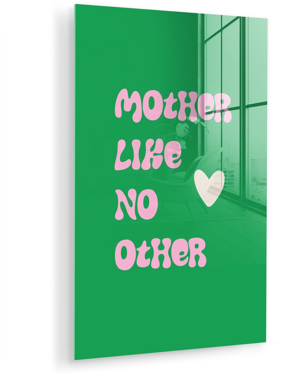 Tekst - Hartje - Moeder - Groen