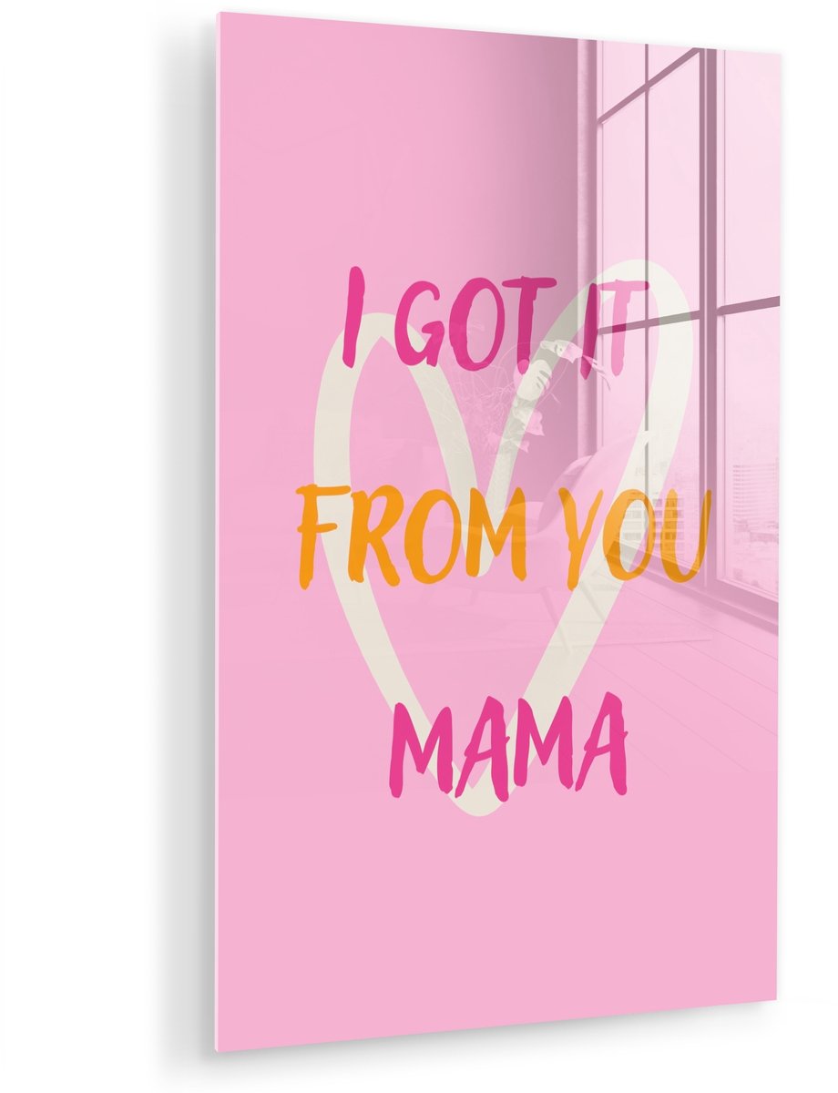 Mama - Quote - Hart - Roze
