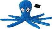 VEDIC® - Octopus Blauw Honden Knuffel - Piepspeelgoed - Geen vulling - 32CM
