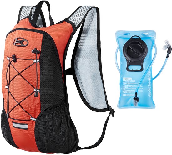 Foto: Nomad batura 70 liter blauw premium backpack dames heren hiking trekking rugzak incl flightbag hoes