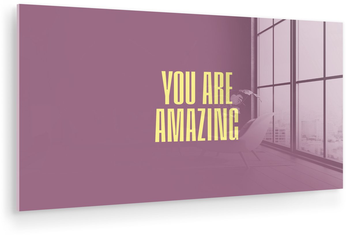 Tekst - Paars - Amazing