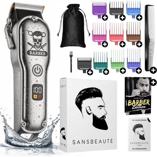 Professionele Draadloze Tondeuse - Tondeuse Mannen Hoofdhaar - Cheveux Haar - Haartrimmer - Kapper Haar Machine - Haartondeuse - Trimmer Baard - Trimapparaat - Barber Hair Clipper - Kapper Trimmer - Kappersset