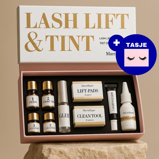 Marnifique® – Professional Lash lift kit – Wimper lift – Inclusief zwarte wimperverf – Wimperlifting set
