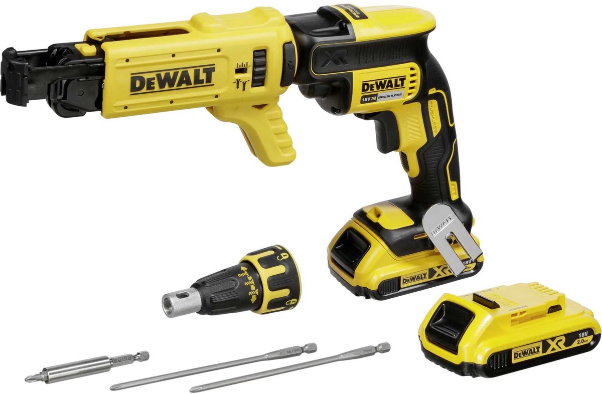 DeWalt DCF620D2K: Bandschroefmachine 18V met 2 accu's thumbnail 3