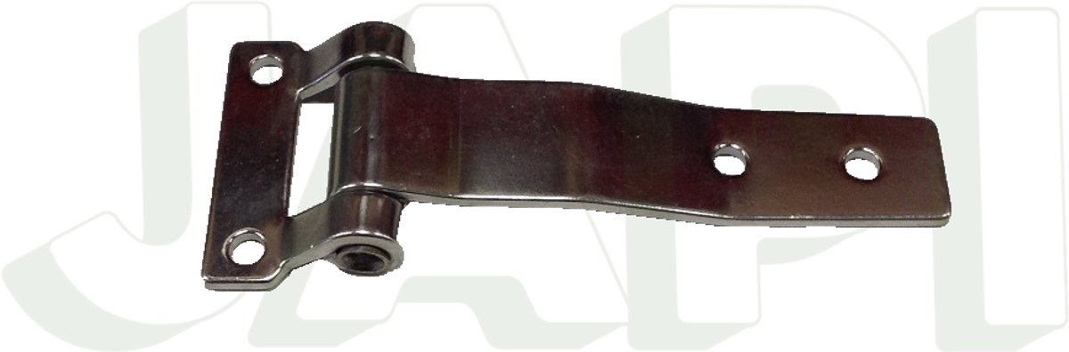 Scharnier zijdeur lengte 150mm RVS