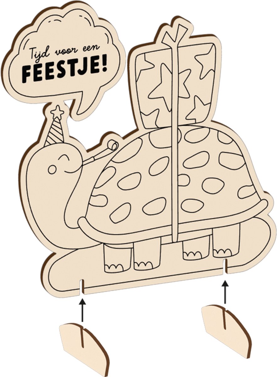 Kleurplankje - Feestje