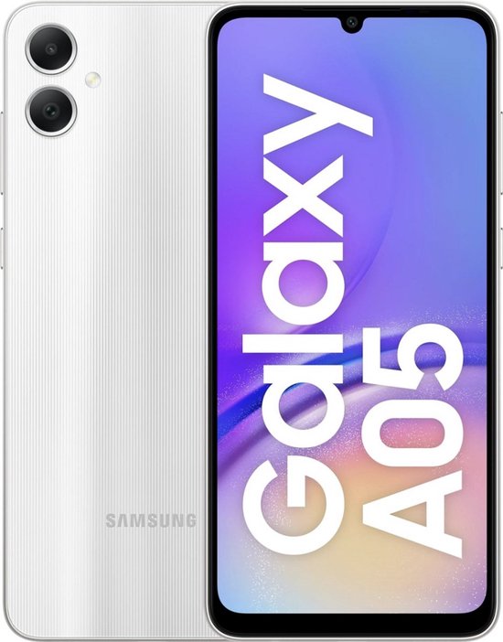 Samsung Galaxy A05 - 64GB - Zilver (Dual SIM) + GRATIS Premium Screenprotector