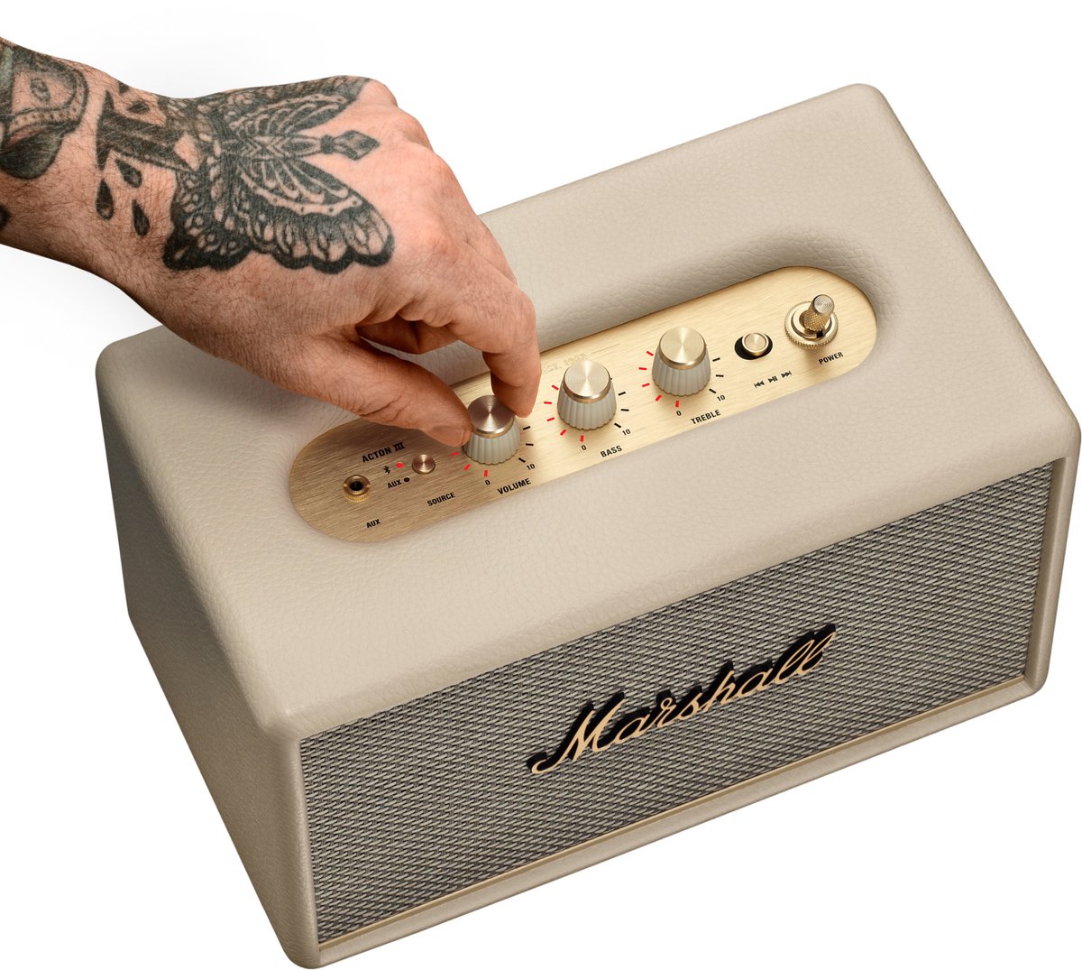 Marshall Acton III - Bluetooth Speaker - Cream thumbnail 3