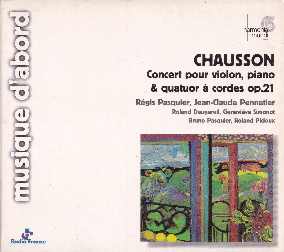 Concert Op. 21 - Ernest Chausson - Régis Pasquier (viool), Jean-Claude Pennetier (piano)