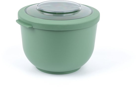 Bol Amuse Tylla Sage Life - Boîte à lunch - Boîte de rangement hermétique Perfect - Boîte à salade pour les déplacements - Compatible lave-vaisselle, micro-ondes et congélateur - Vert - 1200 ml