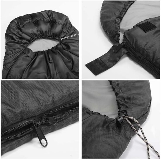 Ultralichte 4-seizoenen Campingslaapzak - Warme Envelop Mummie Slaapzak voor Backpackers & Outdoor Avonturen (Katoenen Winterslaapzak) — afbeelding 2