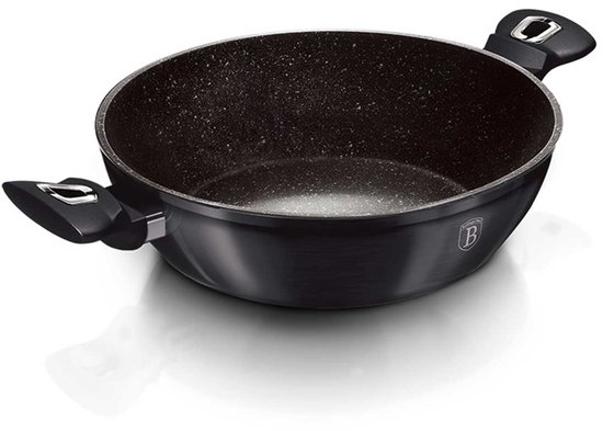 Berlinger Haus Carbon Pro - Granieten Pan - Ø32cm - Soft-Touch Handvat van berlinger-haus — afbeelding 3
