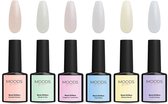 Moods Gellac 6-delige Set - Gellak Starterspakket - Gel Nagellak - 8ML - Mood Shifters - Gellac - Nagels - Chique Kleuren