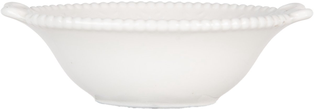 Clayre & Eef Kom 75 ml Wit Keramiek Vlinders