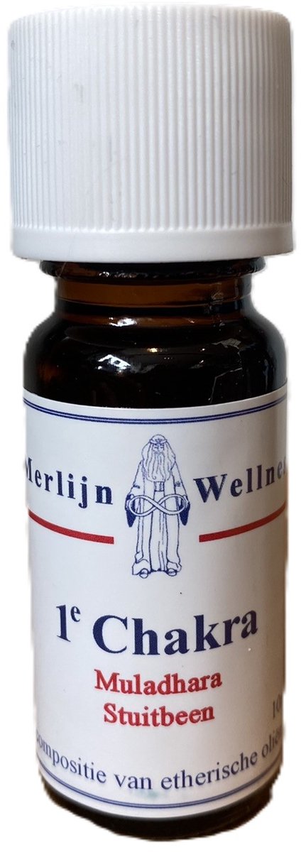 Goedkoopste Merlijn Wellness - Chakra olie - 1e Chakra - Etherische olie - Stuit - 10ml