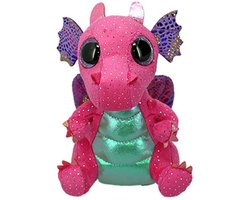 foto van Ty Beanie Boo Spitfire Pink Dragon, 15cm