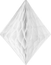 Witte honeycomb diamant - 30 cm
