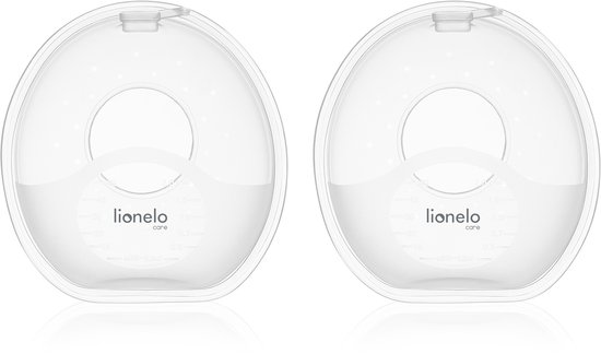 LIONELO Milky Simple - Melkcollectoren set 2 stuks - 2x60 ml - BPA-vrij - Past in beha - Maataanduiding - Herbruikbaar - Steriliseerbaar van LIONELO — afbeelding 3