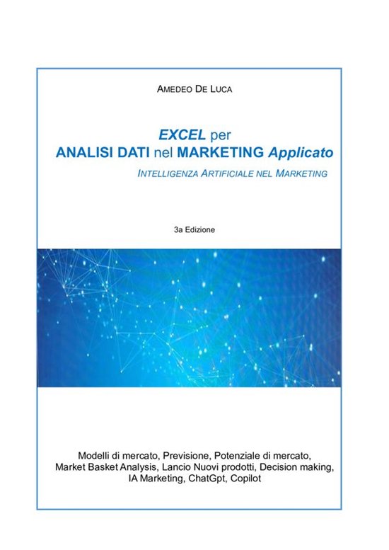 Excel per Analisi Dati nel Marketing Applicato - cover