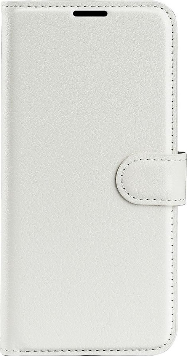 Mobigear Telefoonhoesje geschikt voor Nokia G50 Hoesje | Mobigear Classic Bookcase Portemonnee | Pasjeshouder voor 3 Pasjes | Telefoonhoesje voor Pinpas / OV Kaart / Rijbewijs - Wit