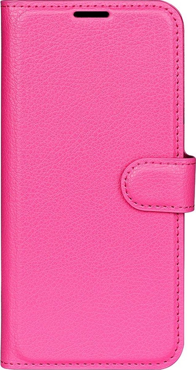 Mobigear Telefoonhoesje geschikt voor Nokia G50 Hoesje | Mobigear Classic Bookcase Portemonnee | Pasjeshouder voor 3 Pasjes | Telefoonhoesje voor Pinpas / OV Kaart / Rijbewijs - Magenta