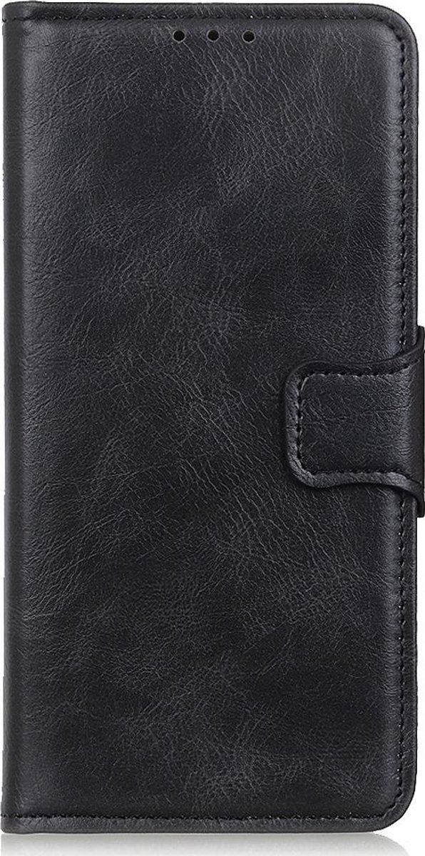 Mobigear Telefoonhoesje geschikt voor OnePlus 10 Pro Hoesje | Mobigear Classy Bookcase Portemonnee | Pasjeshouder voor 2 Pasjes | Telefoonhoesje voor Pinpas / OV Kaart / Rijbewijs - Zwart
